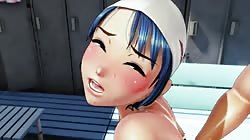[3D hentai] Panty pilferers and mermaid in school swimwear HD