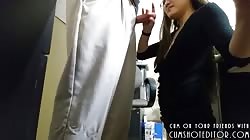 Young Secretary Enjoyed By The Boss