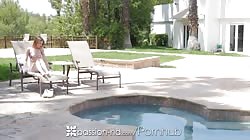 PASSION-HD Skinny dipping Kristen Scott fucked by the pool